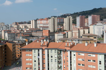 Bloques de vivienda en Bilbo.