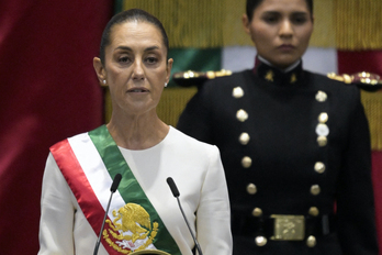 Claudia Sheinbaum toma posesión del cargo de presidenta de México.