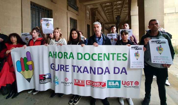 Todos los sindicatos de Educación han convocado una segunda jornada de huelga en la enseñanza pública de Nafarroa para el 29 de octubre.