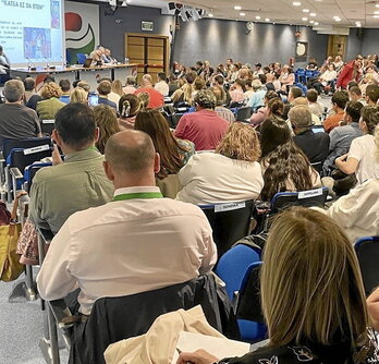 Imagen de la Asamblea de Bizkaia de este martes.