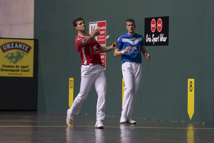 Jose Javier Zabaleta izan zen ostiraleko finalerdietako protagonista nagusia.