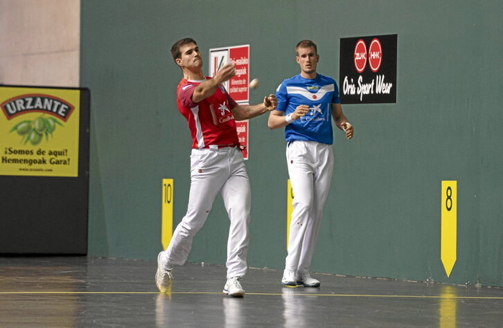 Jose Javier Zabaleta izan zen ostiral gauez jokatu ziren Masterseko finalerdietako protagonista nagusia.