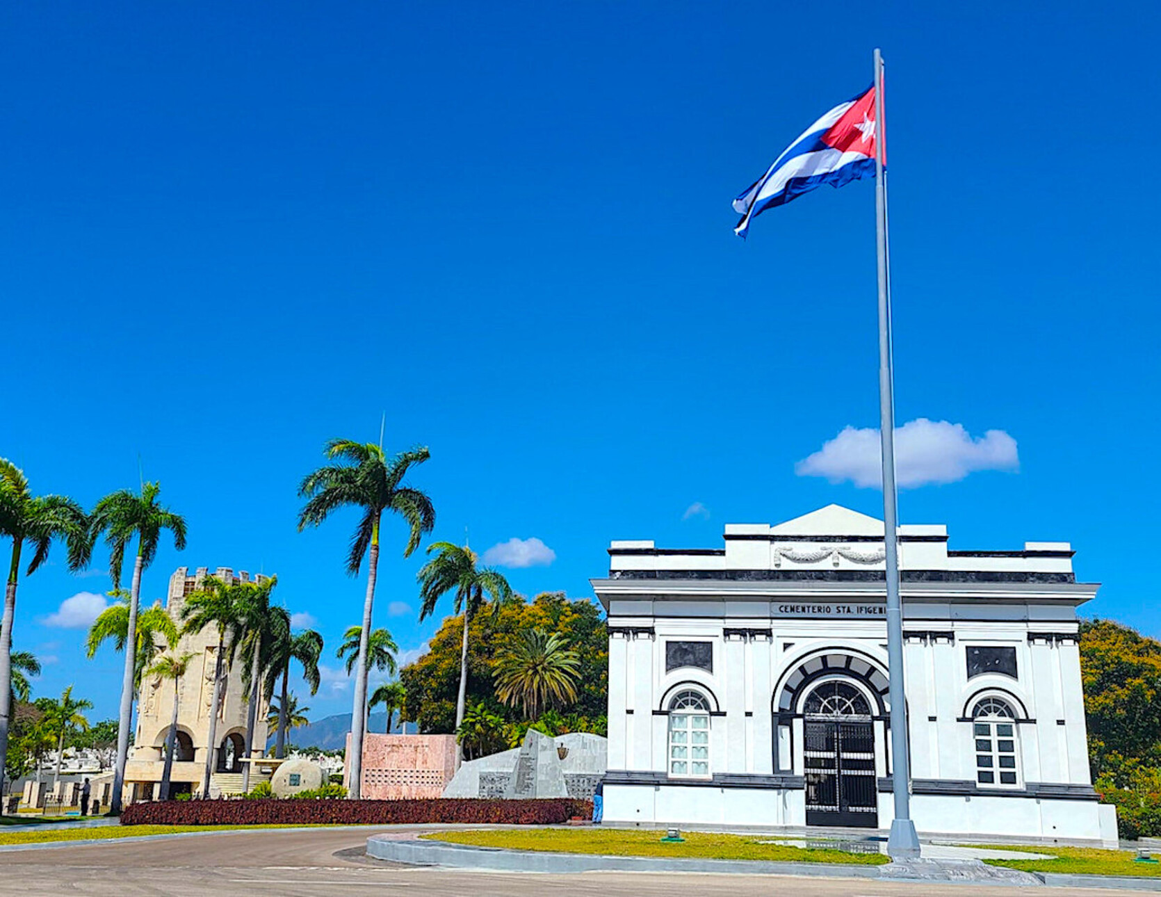 Vista general del Cementerio de Santa Ifigenia, en Santiago de Cuba.