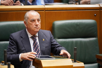 Iñaki Arriola, durante su etapa como consejero del Gobierno de Lakua.