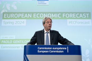 El comisario de Economía, el italiano Paolo Gentiloni