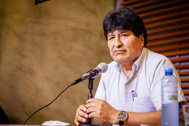 El expresidente boliviano Evo Morales, en una imagen de noviembre de 2020 en Buenos Aires.