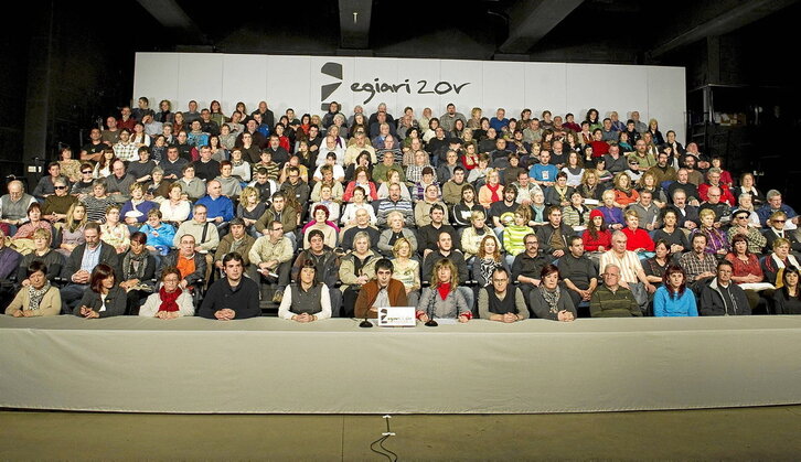 Presentación en Donostia de la fundación Egiari Zor.