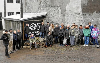 Les acteurs du projet se sont retrouvés sur le site du futur centre culturel à Djúpavík.