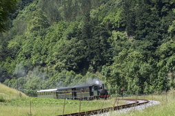 Azpeitiko museoko tren bat.