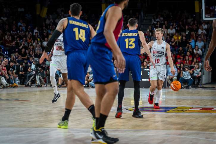 Jaramaz dirige el juego baskonista en el Palau.