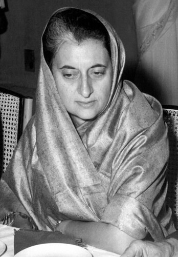 Indira Gandhi, hamabost urtez Indiako lehen ministro izandakoa.