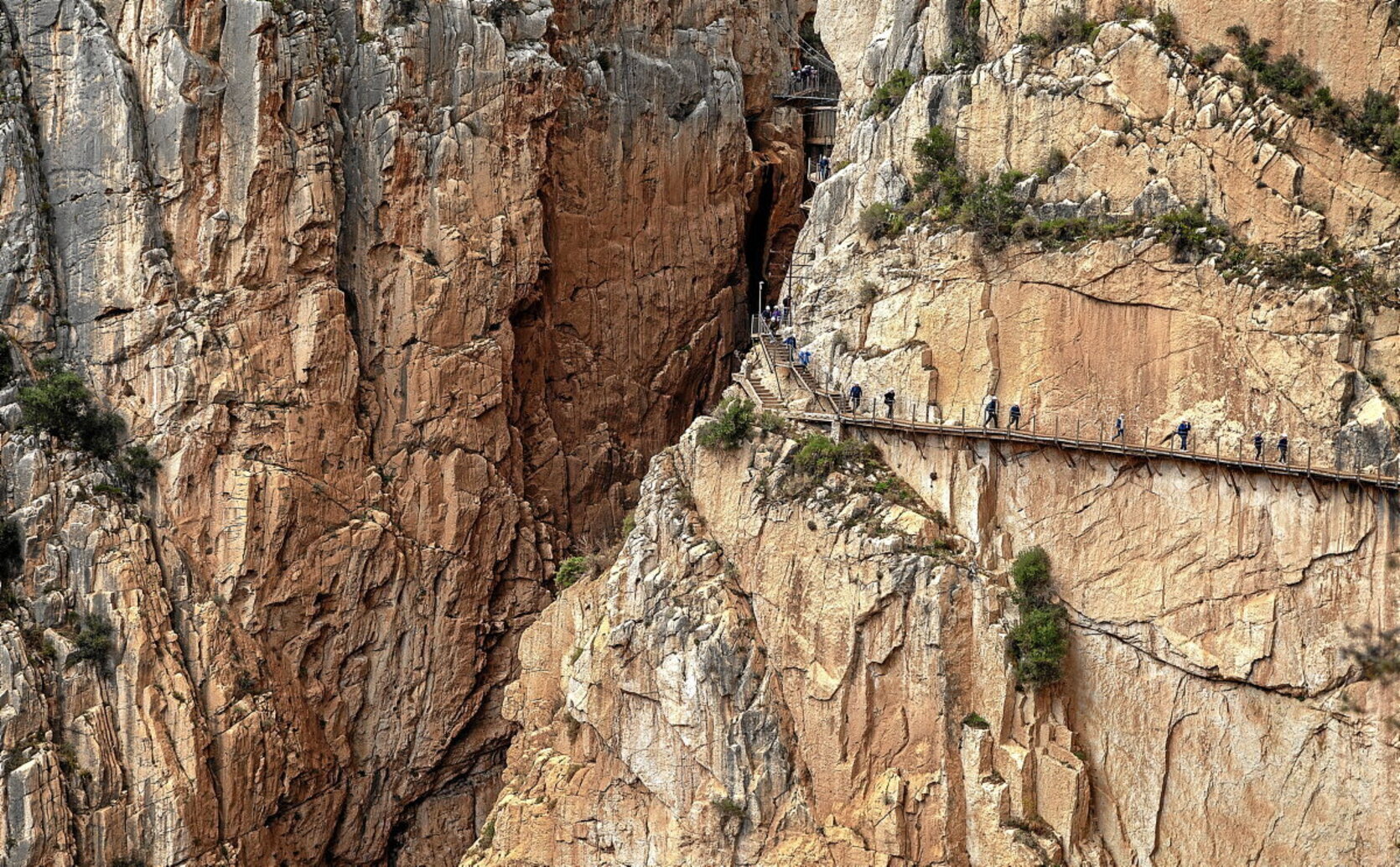 Caminito del Rey, amildegiari desafioka