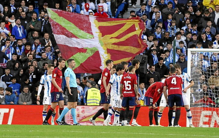 Osasuna rompió en febrero su mala racha en Anoeta, donde no ganaba desde 2005.