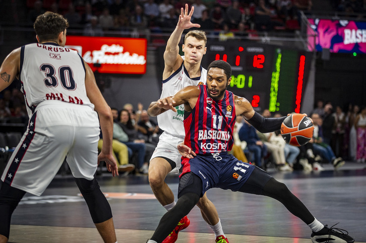 Trent Forrest ha liderado al Baskonia en los momentos más trabados.