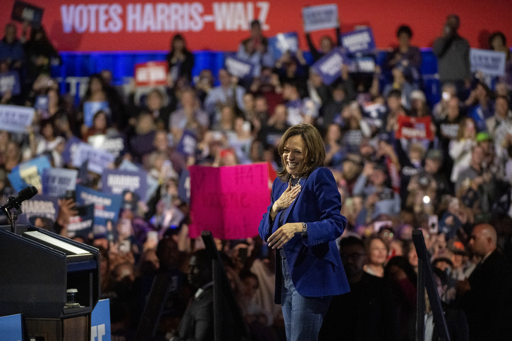 Mitin de Kamala Harris el pasado 31 de octubre en Reno.