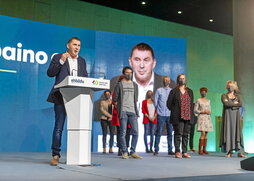 Acto de clausura del II Congreso, en el BEC en 2021, que asentó el modelo organizativo     fijado en 2017.