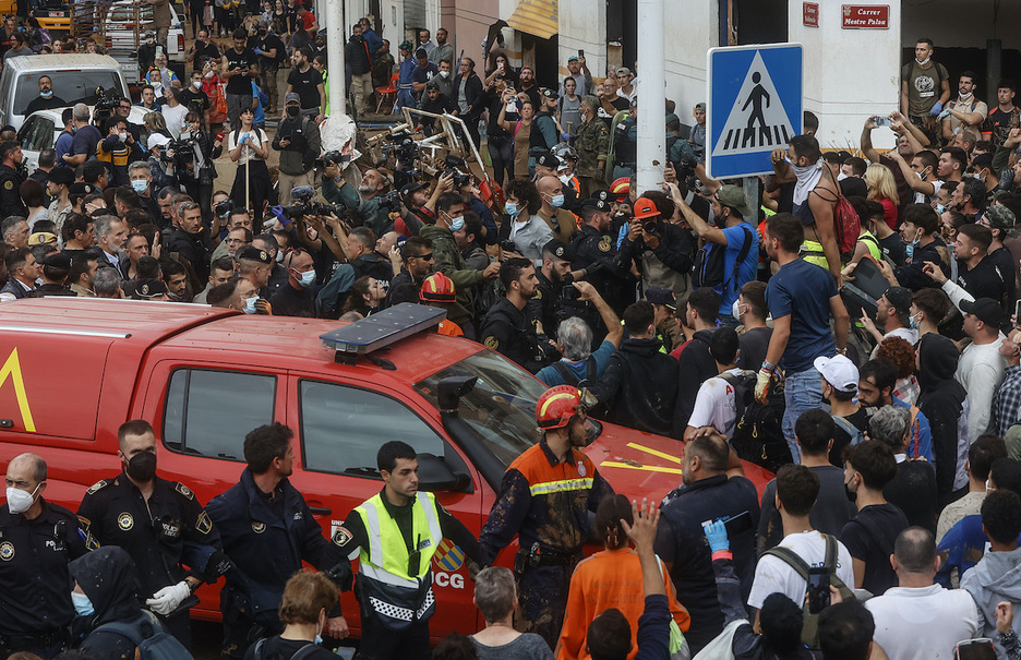 Un importante dispositivo ha protegido la visita real.