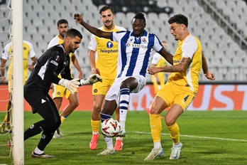 La Real ya jugó contra el Maccabi en Belgrado en la Europa League.