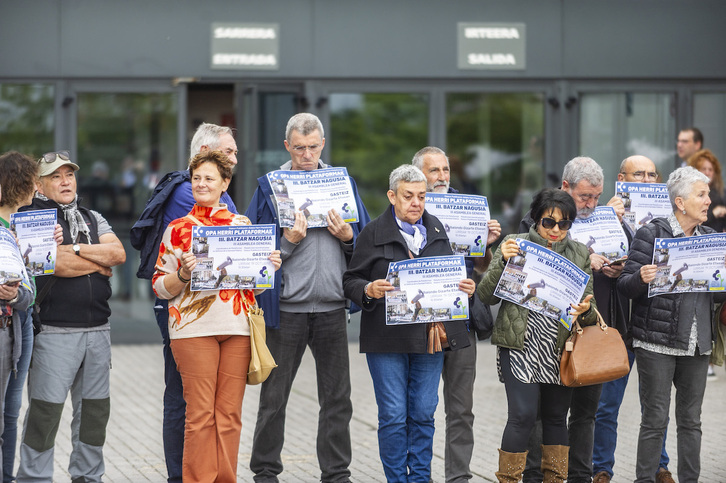 Asamblea General de OPA-Herri Plataformak en Gasteiz, el pasado 19 de octubre.