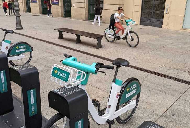 Las bicicletas de Iruñea se han incorporado a esta red conjunta.