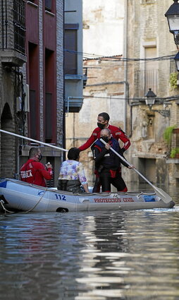 Tutera, inundada, en diciembre de 2021.