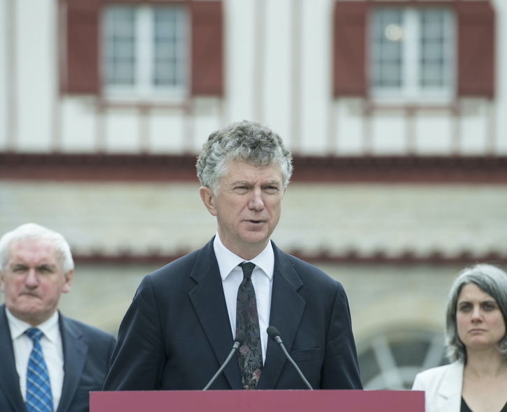 Powell, en el acto de fin de ciclo de ETA en Kanbo en 2018.