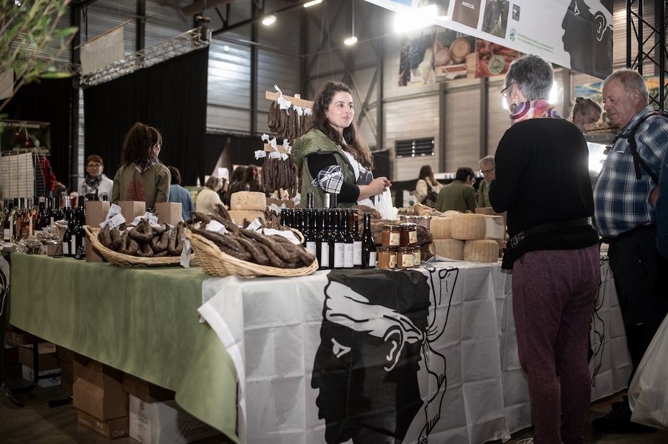 Cette année, les mets corses ont aussi leur place sur les étals de la Halle.