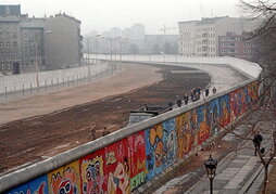 Berlineko Harresiaren ikuspegia, 1986an.