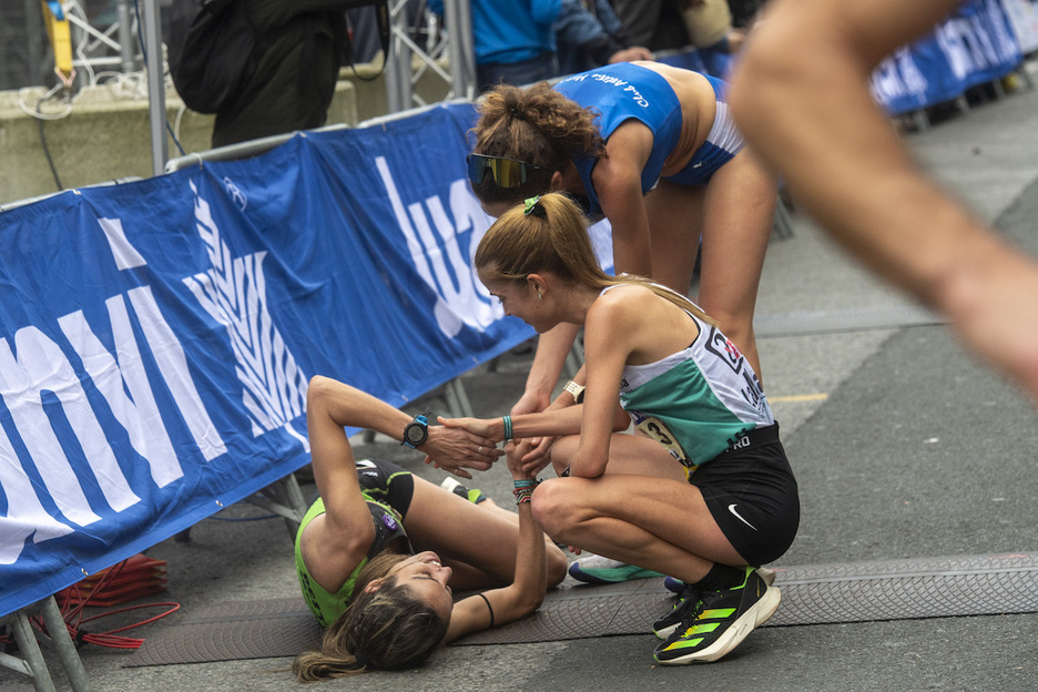 La Behobia-Donostia es una carrera que exige un gran esfuerzo a sus participantes.