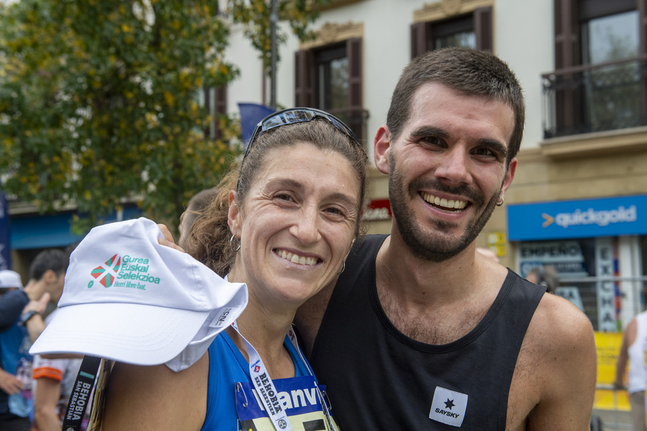 Tras acabar la carrera, llegar el momento de la celebración.