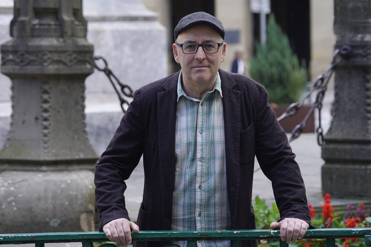 Floren Aoiz, director de la Fundación Iratzar, en Iruñea.