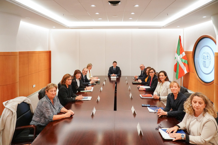 Imagen de la reunión del Consejo Vasco de Finanzas del pasado 15 de octubre.