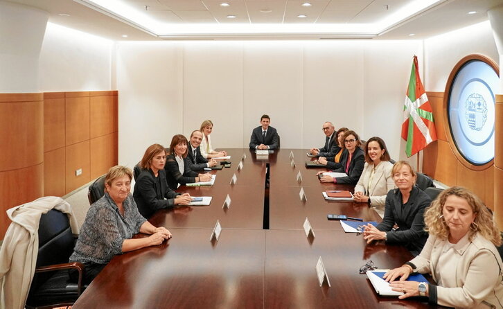 Reunión del Consejo Vasco de Finanzas del pasado 15 de octubre.