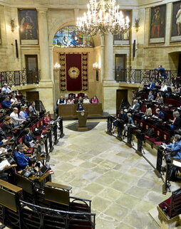 Imagen de archivo de las Juntas Generales de Bizkaia.