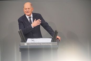 El canciller alemán, Olaf Scholz.