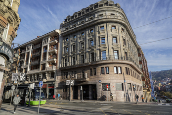 Sede de Metro Bilbao, en la calle Navarra.