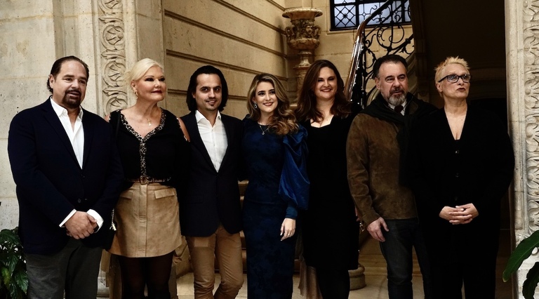 Elenco participante en la obra.