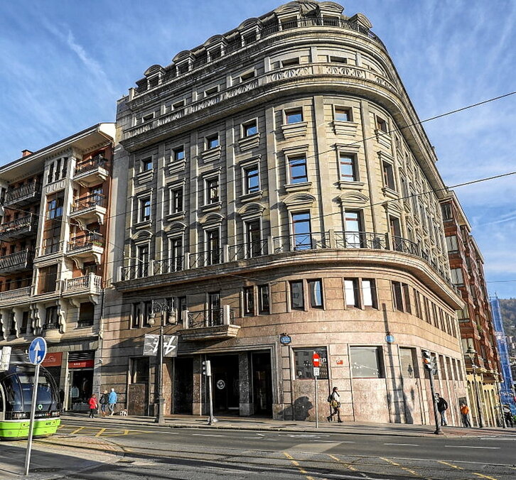 Sede de Metro Bilbao, en la calle Navarra.