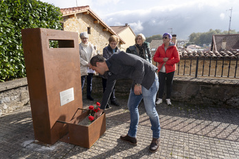 Homenaje en Lagran a los vecinos represaliados por el franquismo.