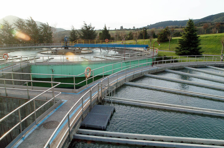 Instalación de la Estación de Tratamiento de Agua Potable (ETAP) de Arrigorriaga.