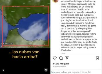 Captura de pantalla de un vídeo viral, hecha el pasado 12 de noviembre. 