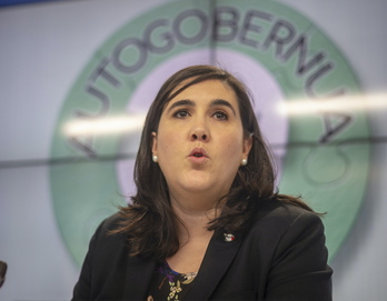 Jone Berriozabal, en una comparecencia en el Parlamento de Gasteiz hace unos años.