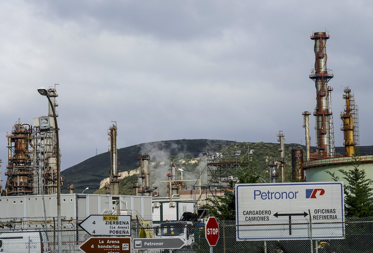 Instalaciones de la refinería de Petronor en Muskiz.