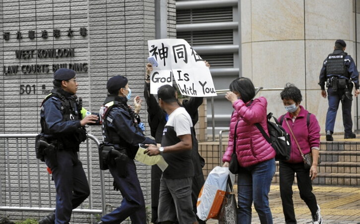 Protesta egiterik ere ez dago Hong Kongen.