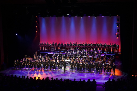 Euskadiko Orkestra, EGO eta Easo abesbatza, Kursaalen 25. urteurreneko galan.