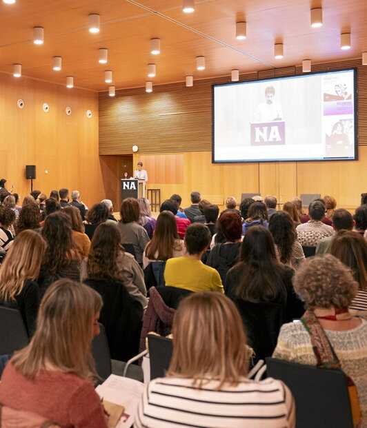 Acto de apertura del Congreso, con la intervención de María Chivite.