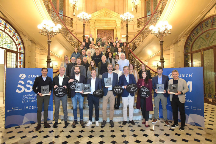 Presentación en el Ayuntamiento de Donostia.