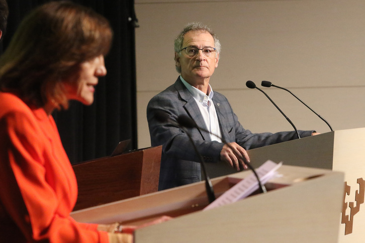 Ferreira y Bengoetxea, durante el debate del pasado día 19.