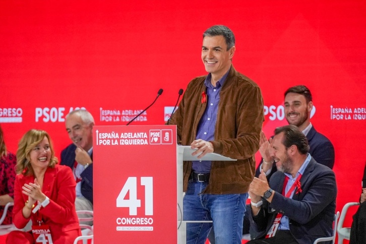  Clausura del 41 Congreso Federal del PSOE en Sevilla.