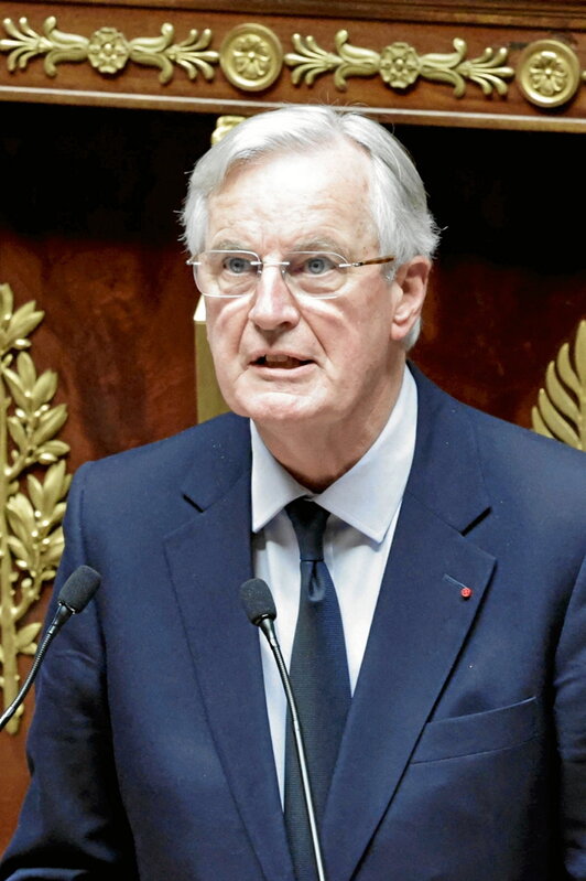 El primer ministro, Michel Barnier.